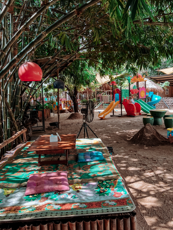 Chiang Mai met kinderen restaurant speeltuin