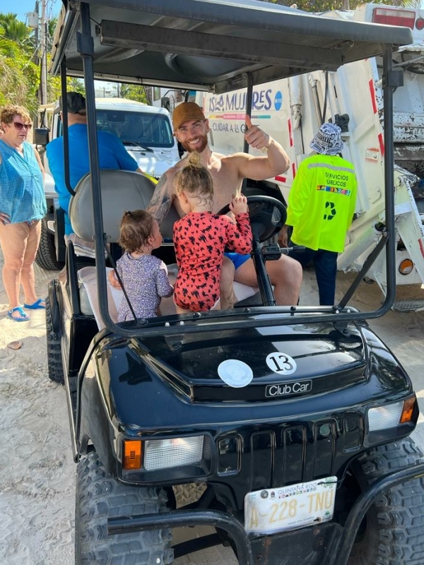 Playa del Carmen Mexico activiteiten met kinderen en baby